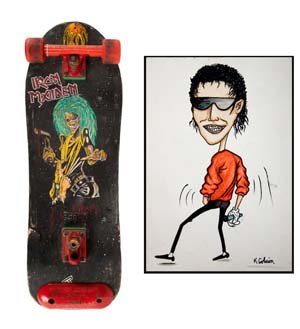 カート・コバーンが描いたマイケル・ジャクソン＆アイアン・メイデンの