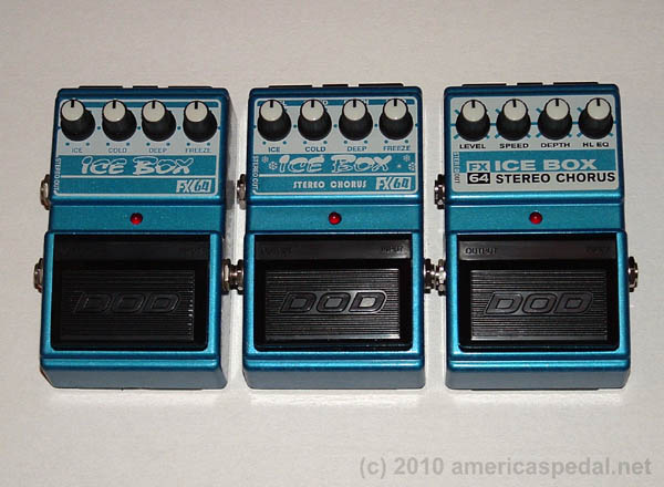 DOD FX64 Ice Box Stereo Chorus | History, Specs, Settings
