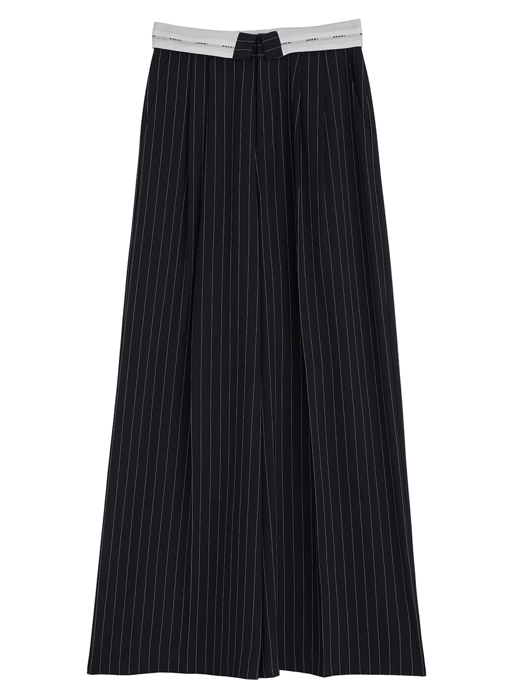 TURN BACK WAIST WIDE PANTS