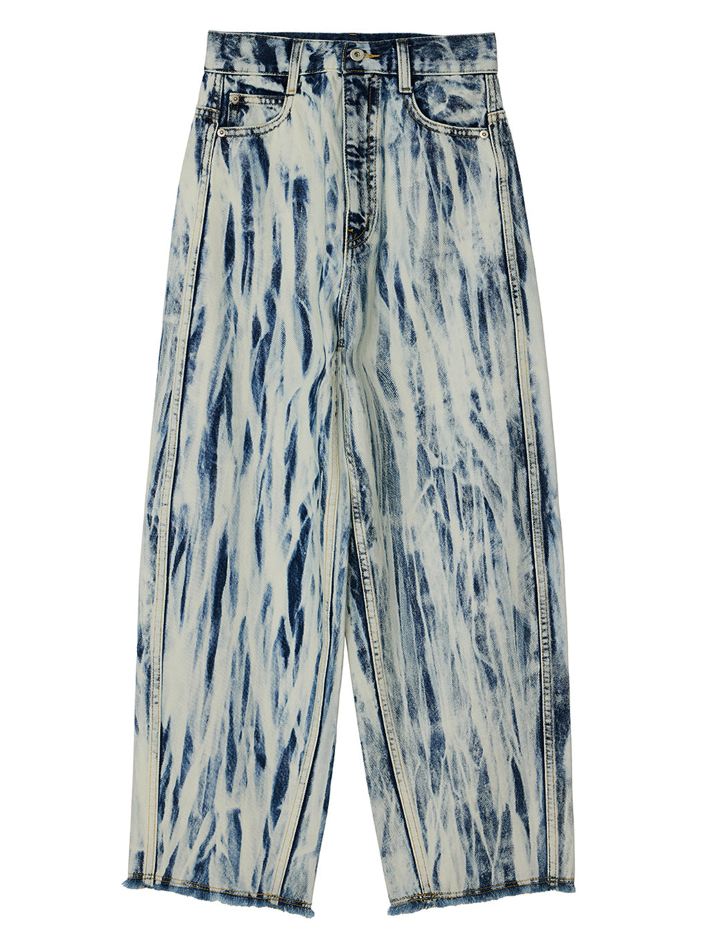 HAND BLEACH LOOSE DENIM