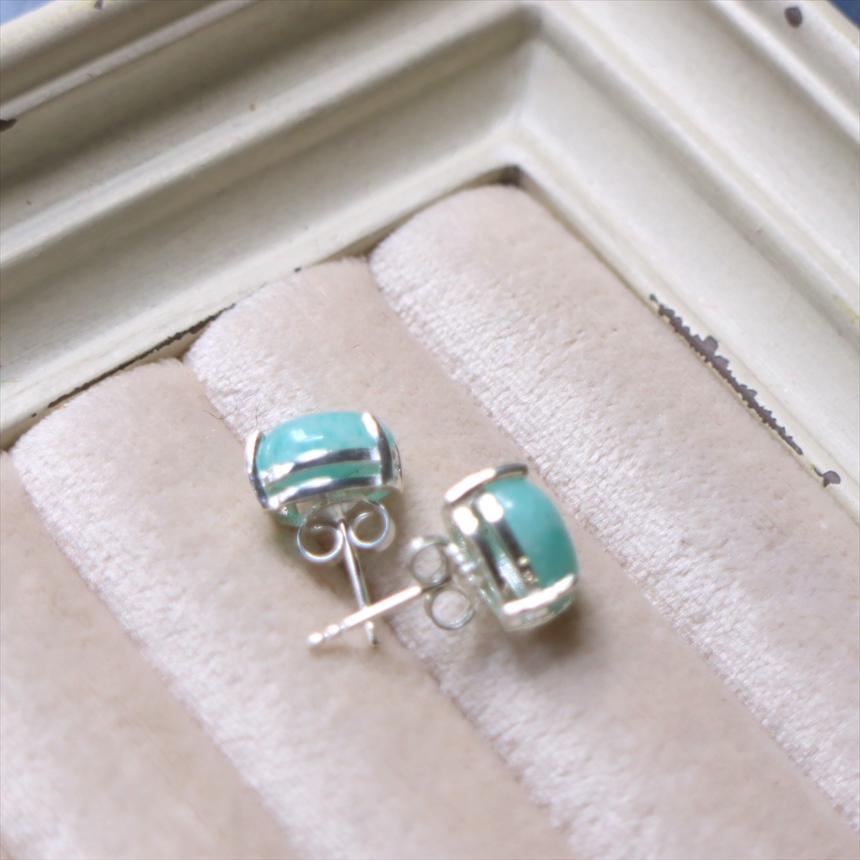 専用 キラキラアマゾナイトピアス R921 専用 キラキラアマゾナイト