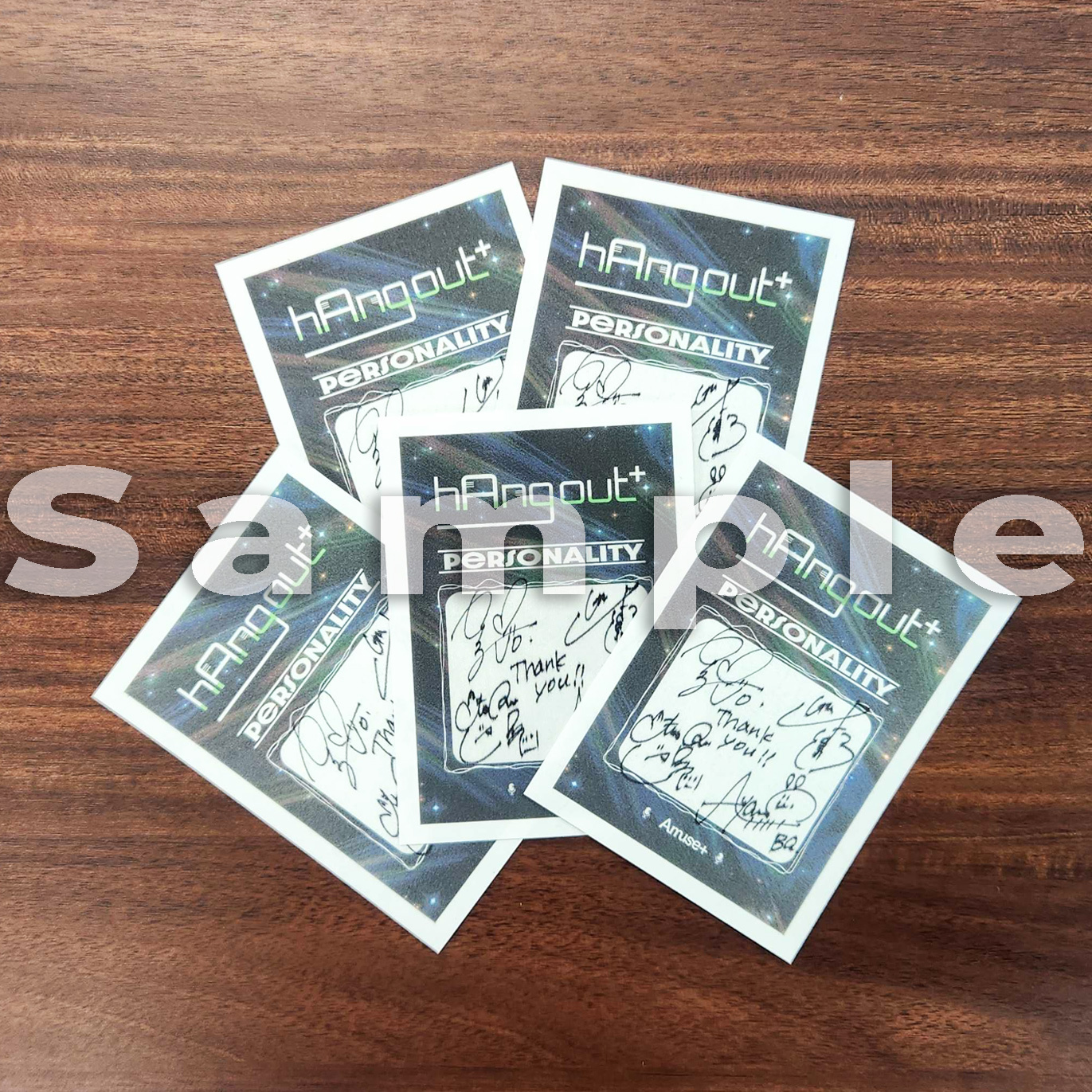 Faulieu.のhAng out+】直筆サイン入り番組オリジナルステッカーを抽選