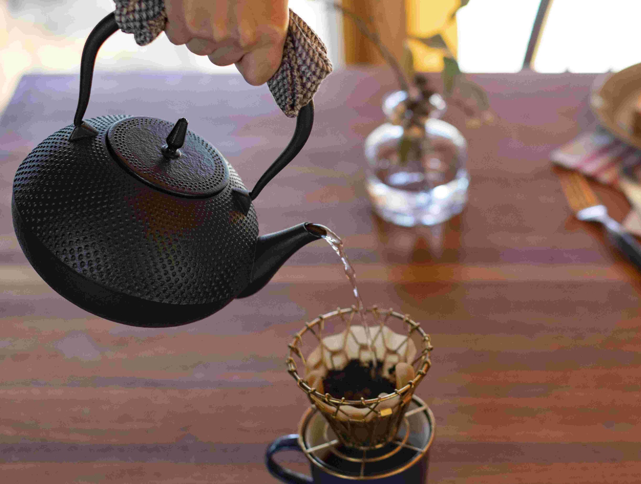 11月中のみ値下げします！南部鉄瓶丸アラレ池永造【極上品】囲炉裏/