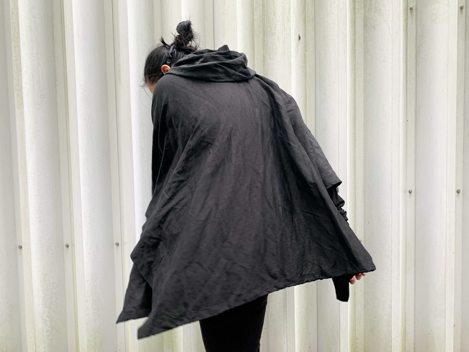 Outlier Injected Linen Poncho - Alex Kwa