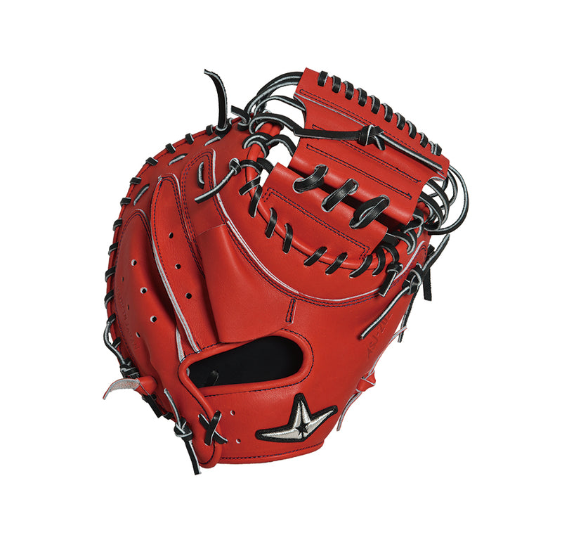 硬式キャッチャーミット ASJ202 オープンバック 和牛Dオレンジ