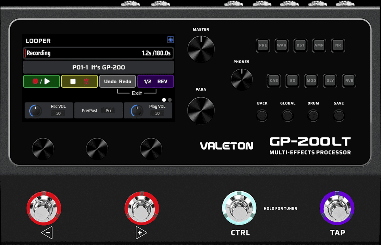 VALETON | GP-200LT | マルチ・エフェクター | 製品情報