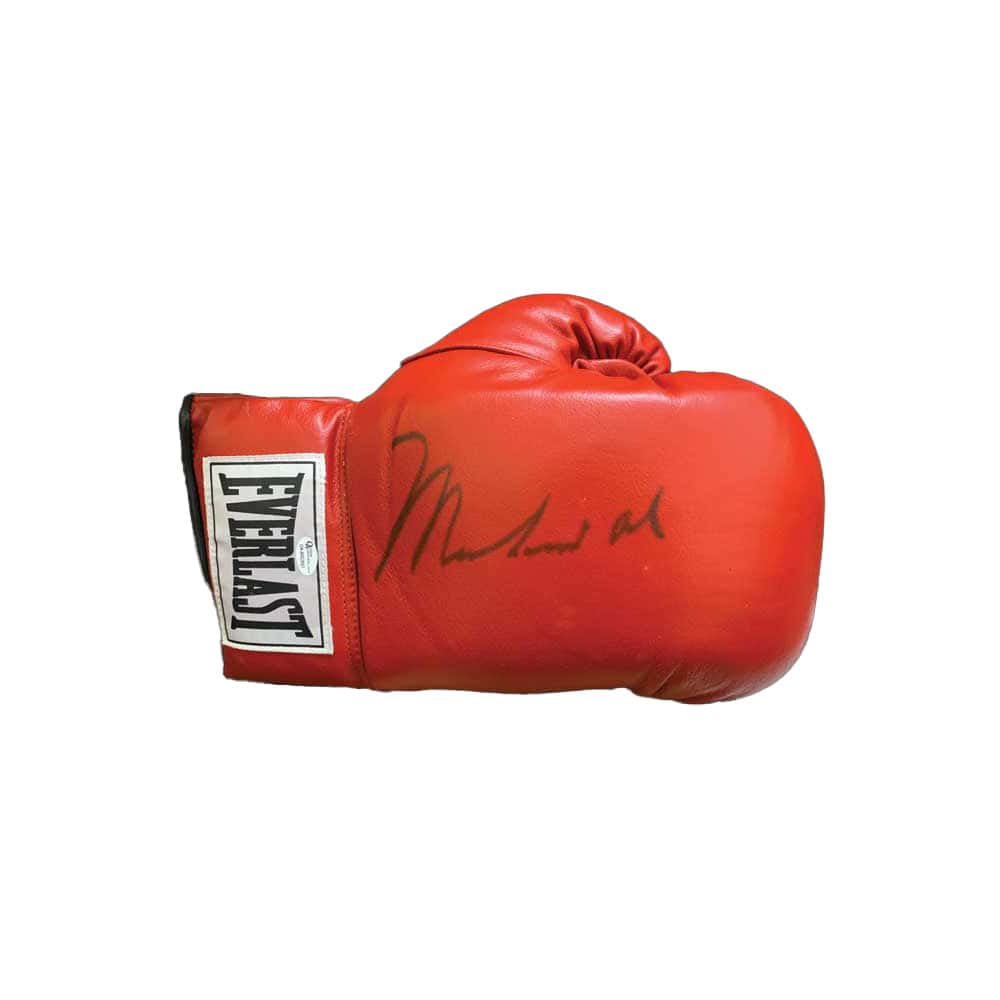 モハメド・アリのサイン入りボクシンググローブ - オールスターサイン会