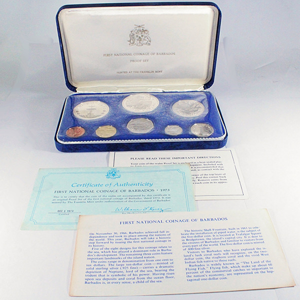 バルバドス 1977年 プルーフセット バルバドス 1977年 プルーフコイン