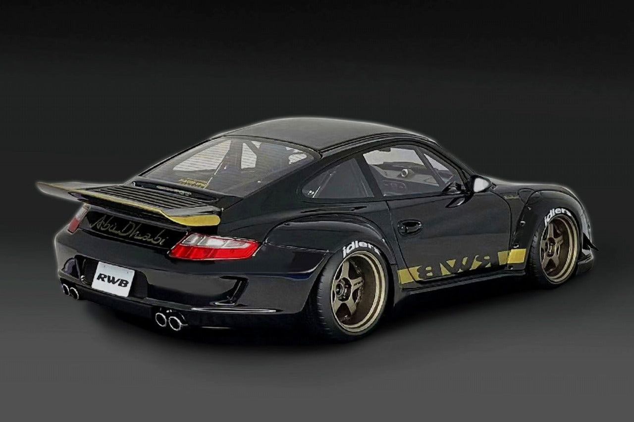 1:18 RWB 997 -- Black w/Gold Stripes -- Ignition Model Porsche IG3247