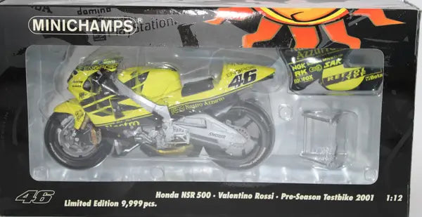 1:12 2001 Valentino Rossi -- #46 Honda NSR500 -- Pre-Season Test -- Mi