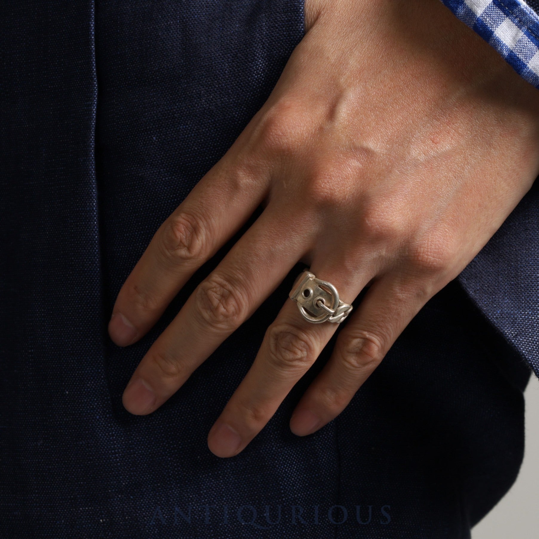 エルメス リング ブックルセリエ SV925 11号 | 東京銀座のヴィンテージ