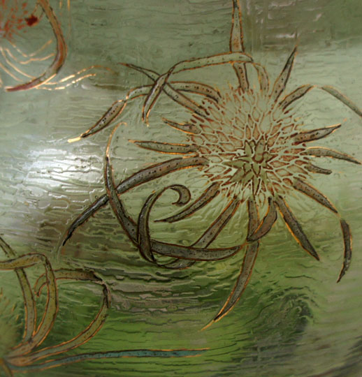 エミール・ガレ「アザミ文鉢」《アンティックかとう》