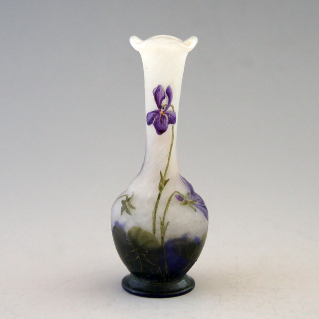 マッチー ドーム・ナンシー 夜明けの菫の情景 ミニチュア水差 超絶技巧