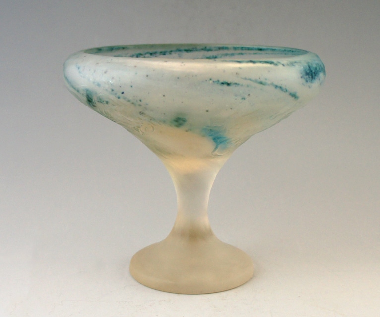 エミール・ガレ「蟹文様コンポート」《アンティックかとう》