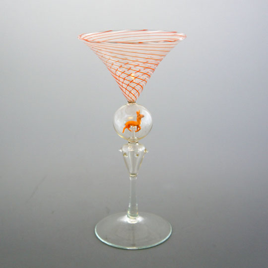 ビミニ「動物フィギュア入りグラス」《アンティックかとう》