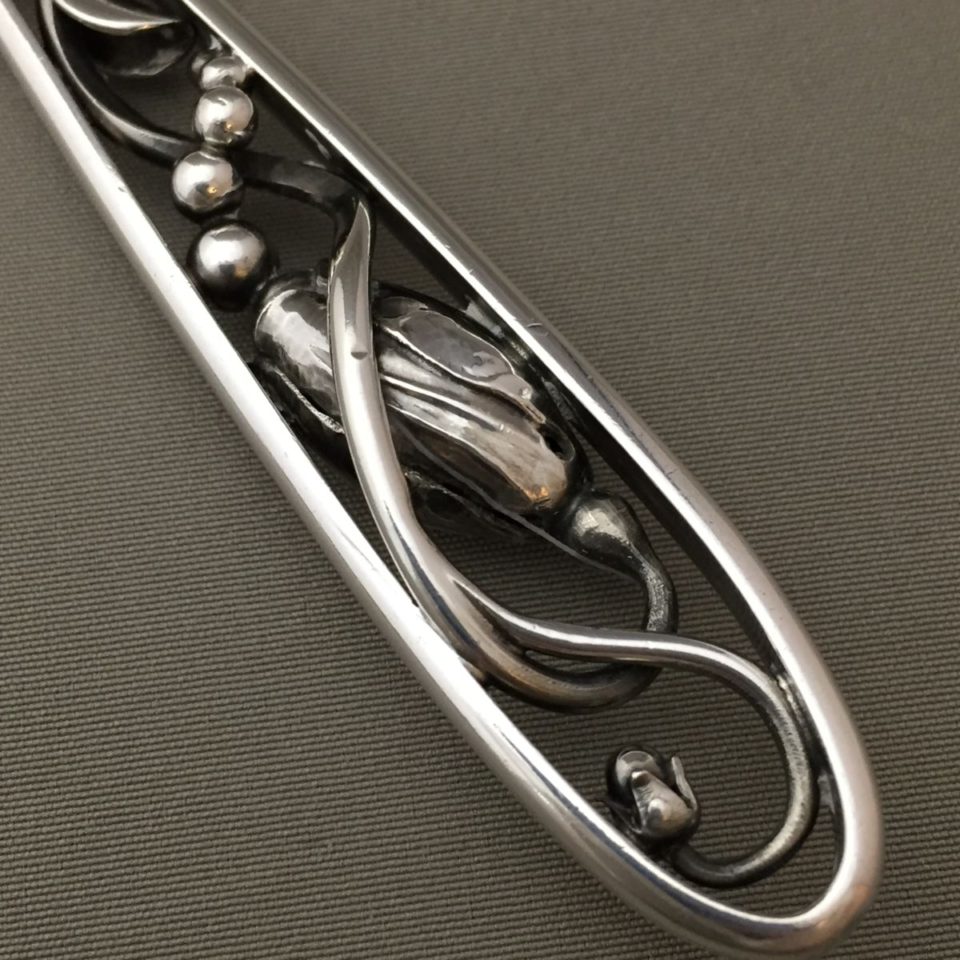 ジョージ・ジェンセン「ペーパーナイフ ”Blossom” 長さ17.5cm