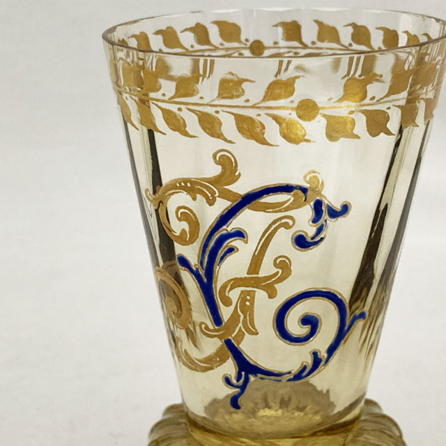 エミール・ガレ「エナメル彩小酒杯」《アンティックかとう》