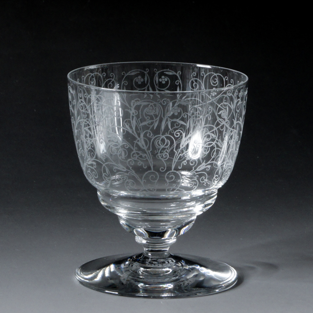 オールドバカラ「リュリ LULLI ワイングラス H 8.7 ㎝」《アンティック