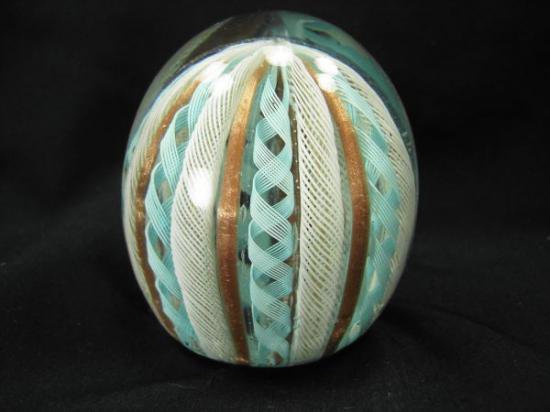 ベネチアングラス（ムラノガラス）ペーパーウェイト – アンティーク