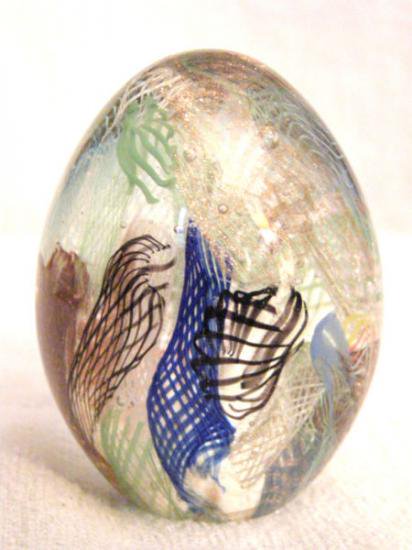 ベネチアングラス（ムラノガラス）ペーパーウェイト – アンティーク