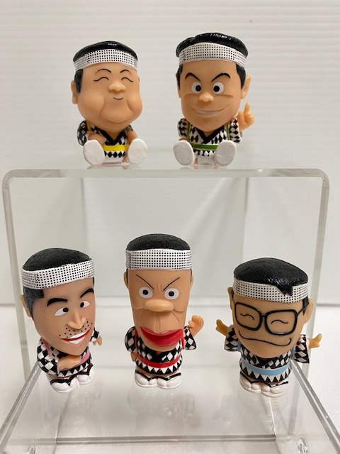 5体全セット☆ザ・ドリフターズ☆結成40周年記念☆ソフビ人形 版権