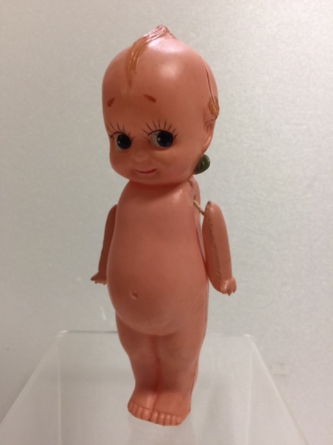 キューピー セルロイド 人形 14．5cm 当時物 マーク 刻印有 現状
