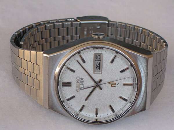 セイコー エルニクス 電磁テンプ 0703-8030 ダブルカレンダー SEIKO