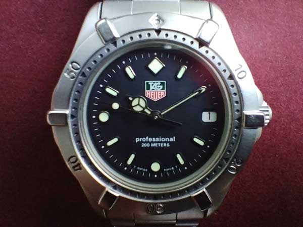 S-1194| タグ・ホイヤー TAGHEUER プロフェッショナル 200METERS