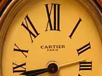 カルティエ アラームクロック 置時計 アンティーク 手巻 | アンティー