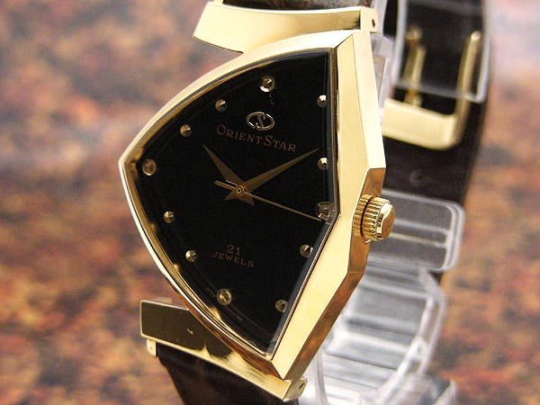 オリエントスター 三角時計 復刻限定版 デッドストック級(取説・BOX