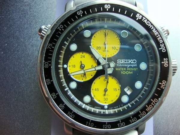 セイコー クロノグラフダイバー100m Y187-7A30 保証書付 | アンティー