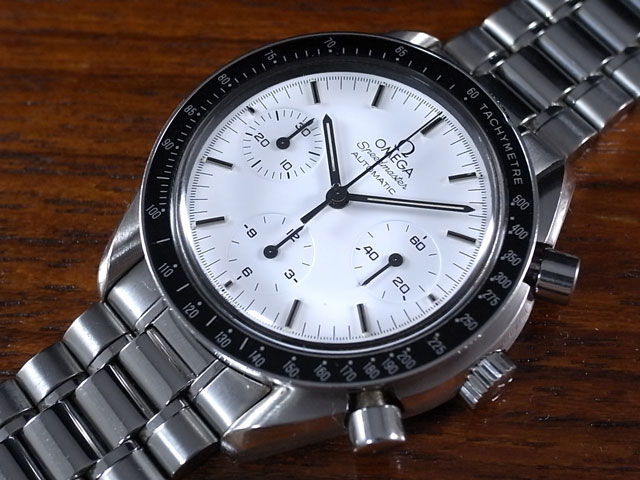 オメガ OMEGA スピードマスター オートマチック 丸井限定 白文字盤