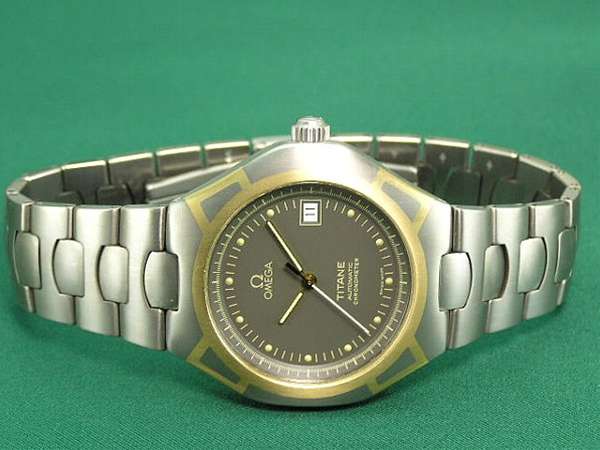 オメガ ポラリス 自動巻き クロノメーターチタン コンビ レア中のレア