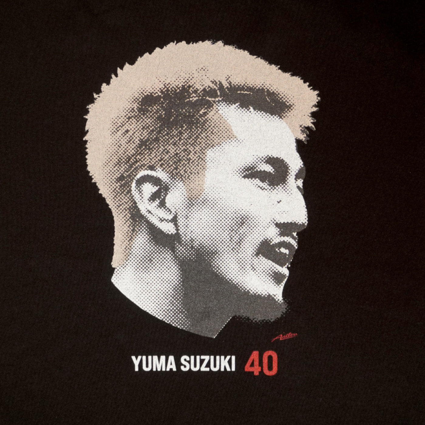 オンライン限定】鈴木優磨選手フェイスプリントTシャツ（BLACK