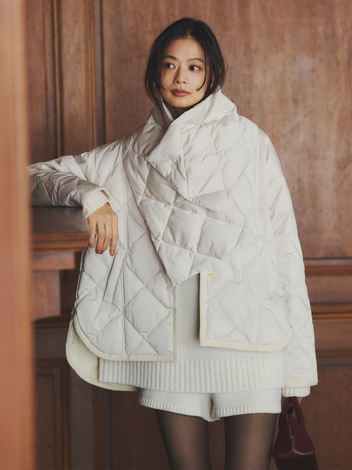 TAION×anuans】ストールセットミドルダウン