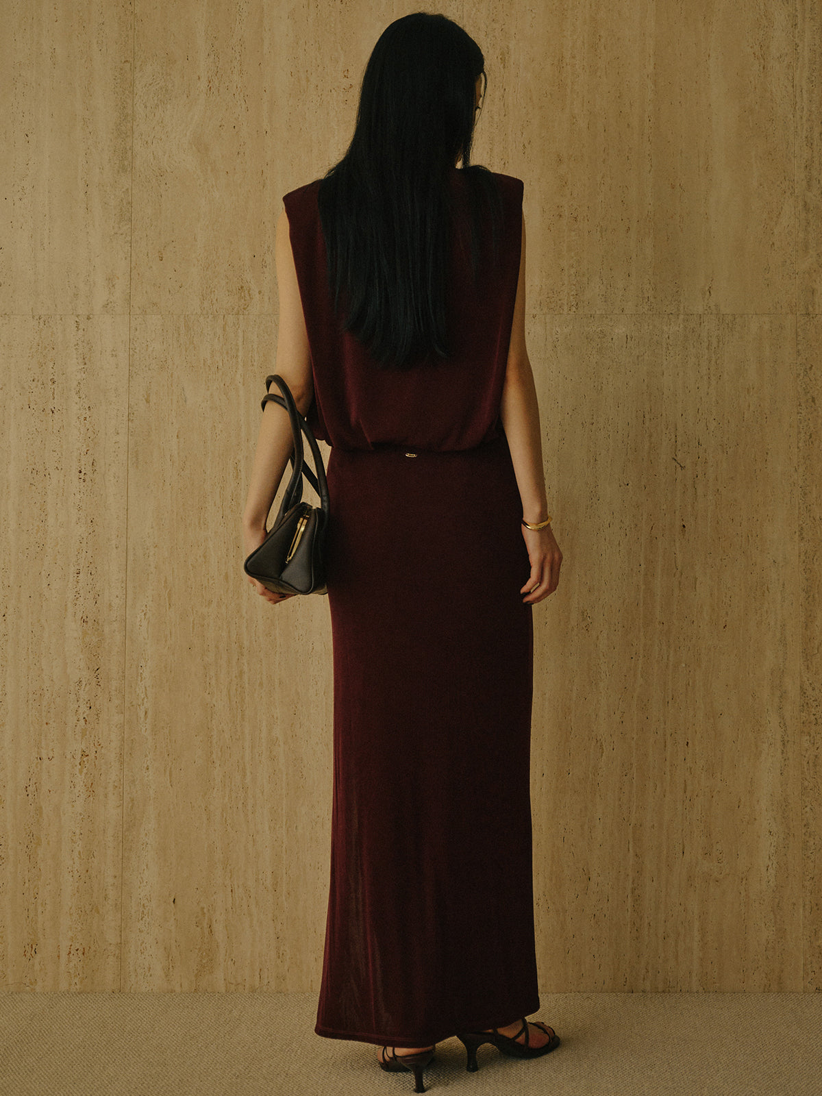 アセテートカットナロースカート