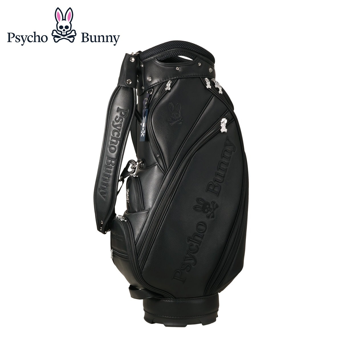 Psycho Bunny サイコバニー ゴルフ キャディバッグ カート型 5分割 9型
