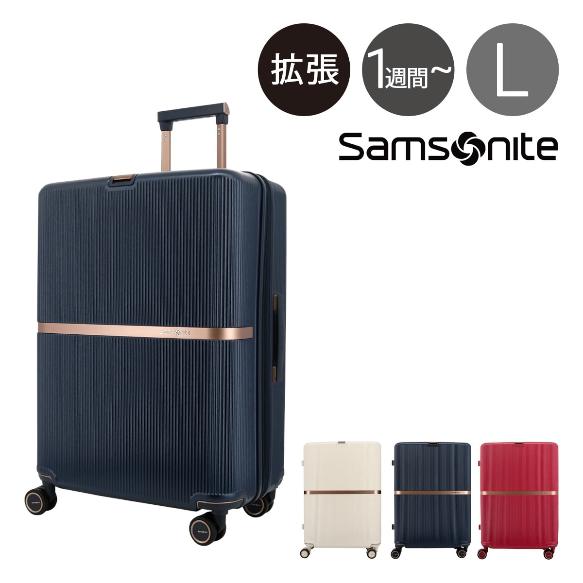 Samsonite サムソナイト スーツケース キャリーバッグ TSAロック