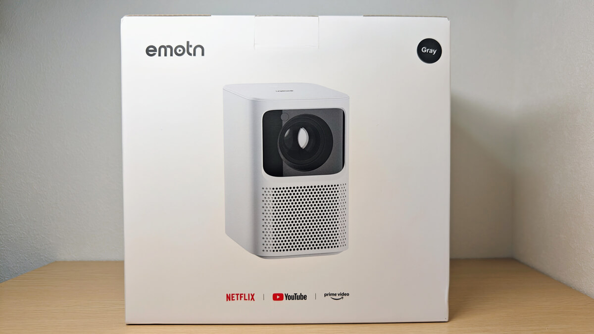 Emotn N1レビュー。自動フォーカス・台形補正でラクラク投影できる