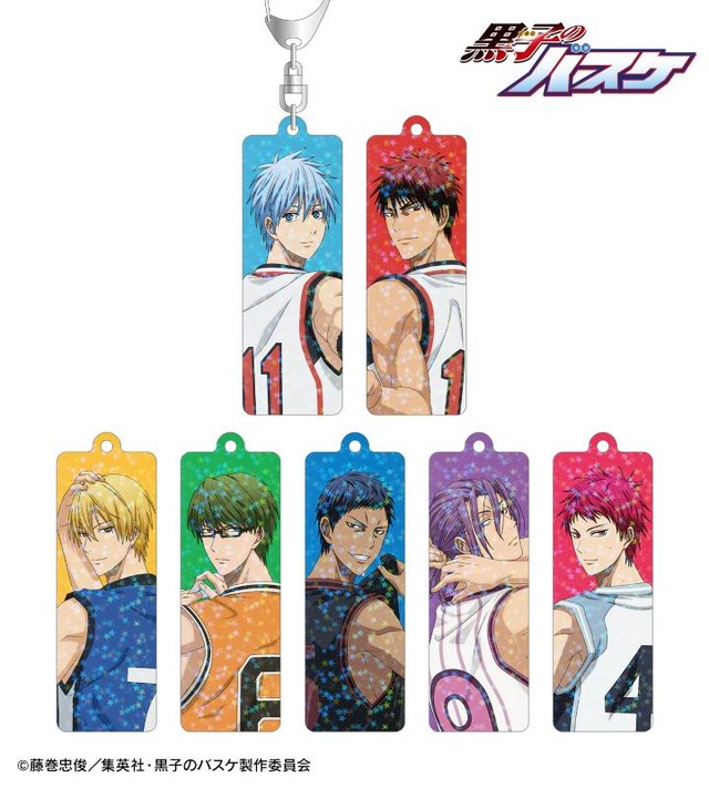 黒バス」黒子テツヤ、火神大我ら“キセキの世代”が背中で語る…新グッズ