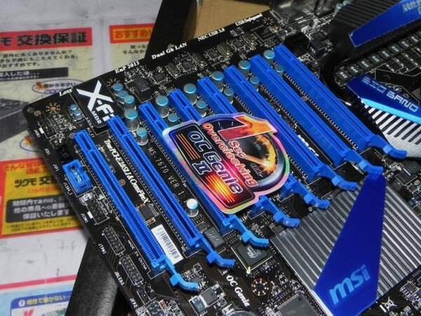 ASCII.jp：PCI-E x16スロットを8つ備えるP67マザーがMSIから登場