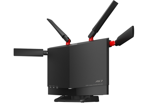 バッファロー、10GbEポート搭載のWi-Fi 6ルーター「WXR-5700AX7P