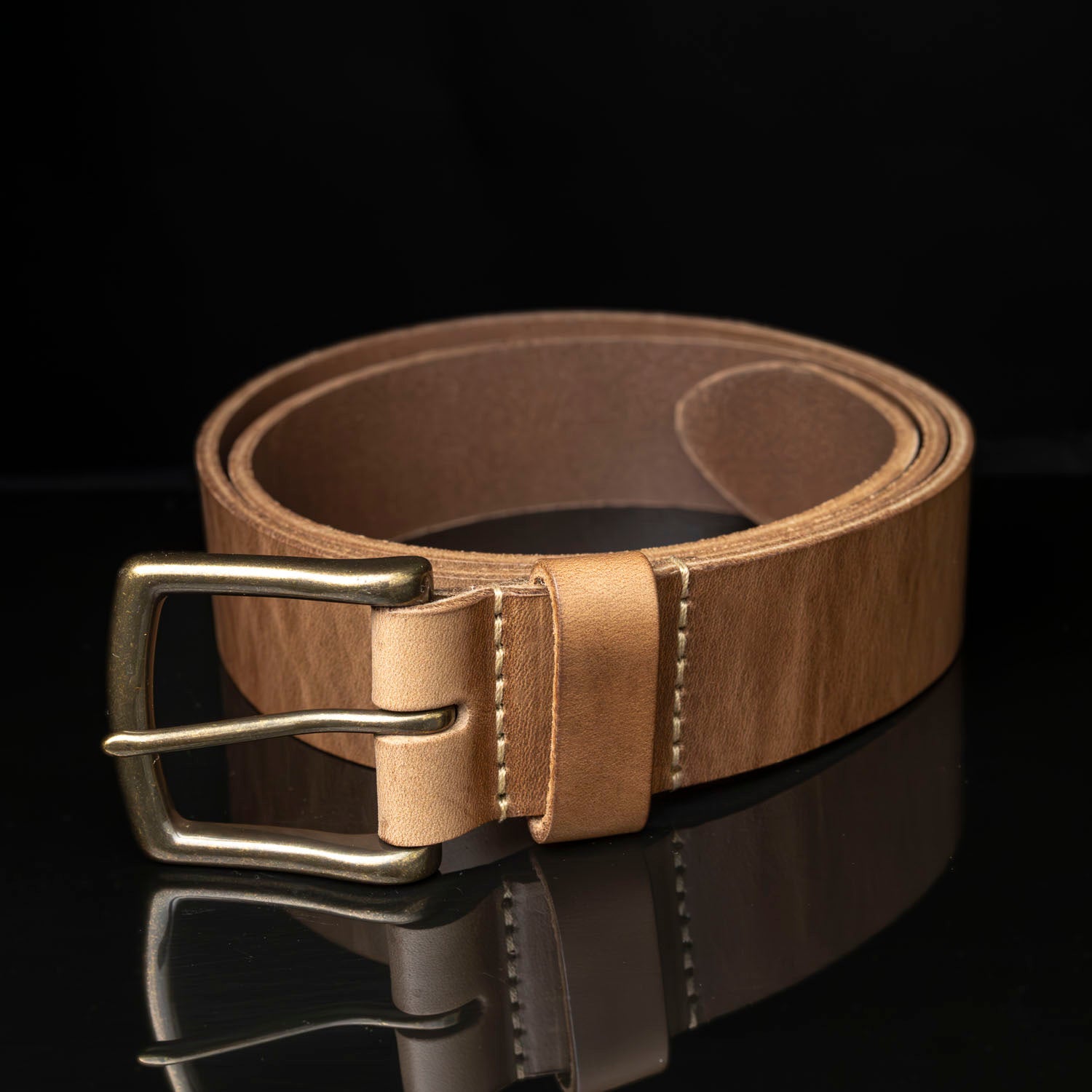 American Made Leather Belt (Natural) | Built to Last, Finest