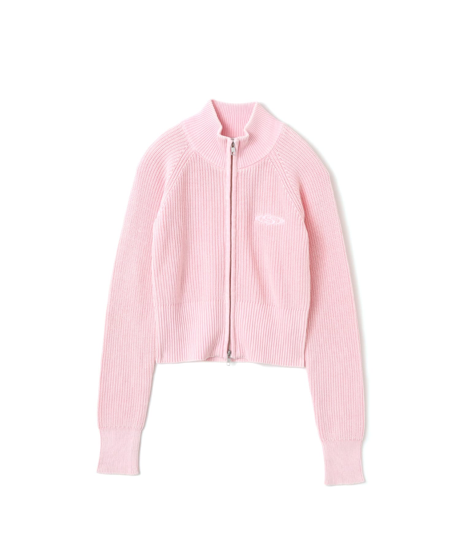 atmos pink Washed Zip Up Knit PINK（アトモス ピンク ウォッシュ