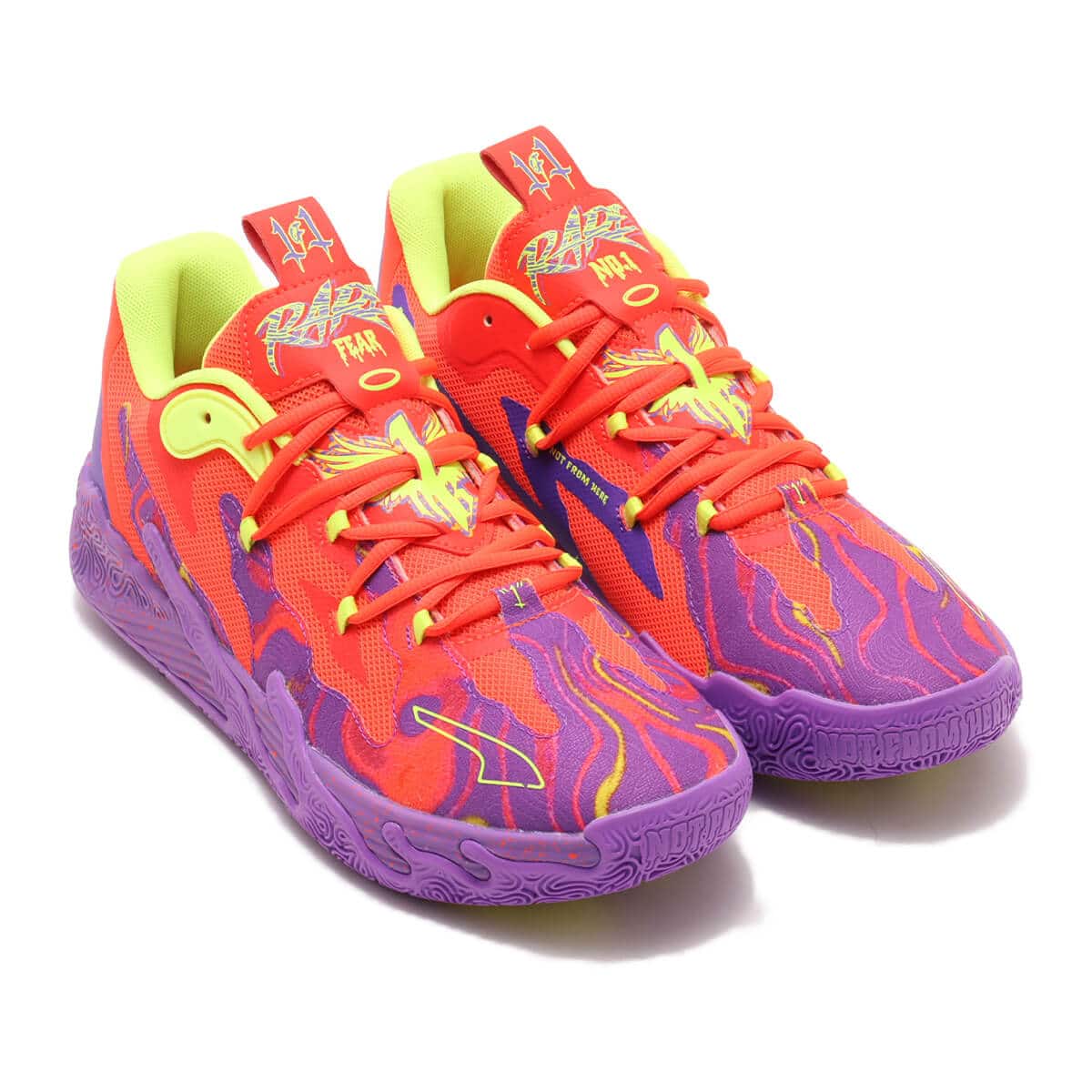 PUMA MB.03 LO LAVA PURPLE GLIMMER-RED BLAST （プーマ MB.03 LO