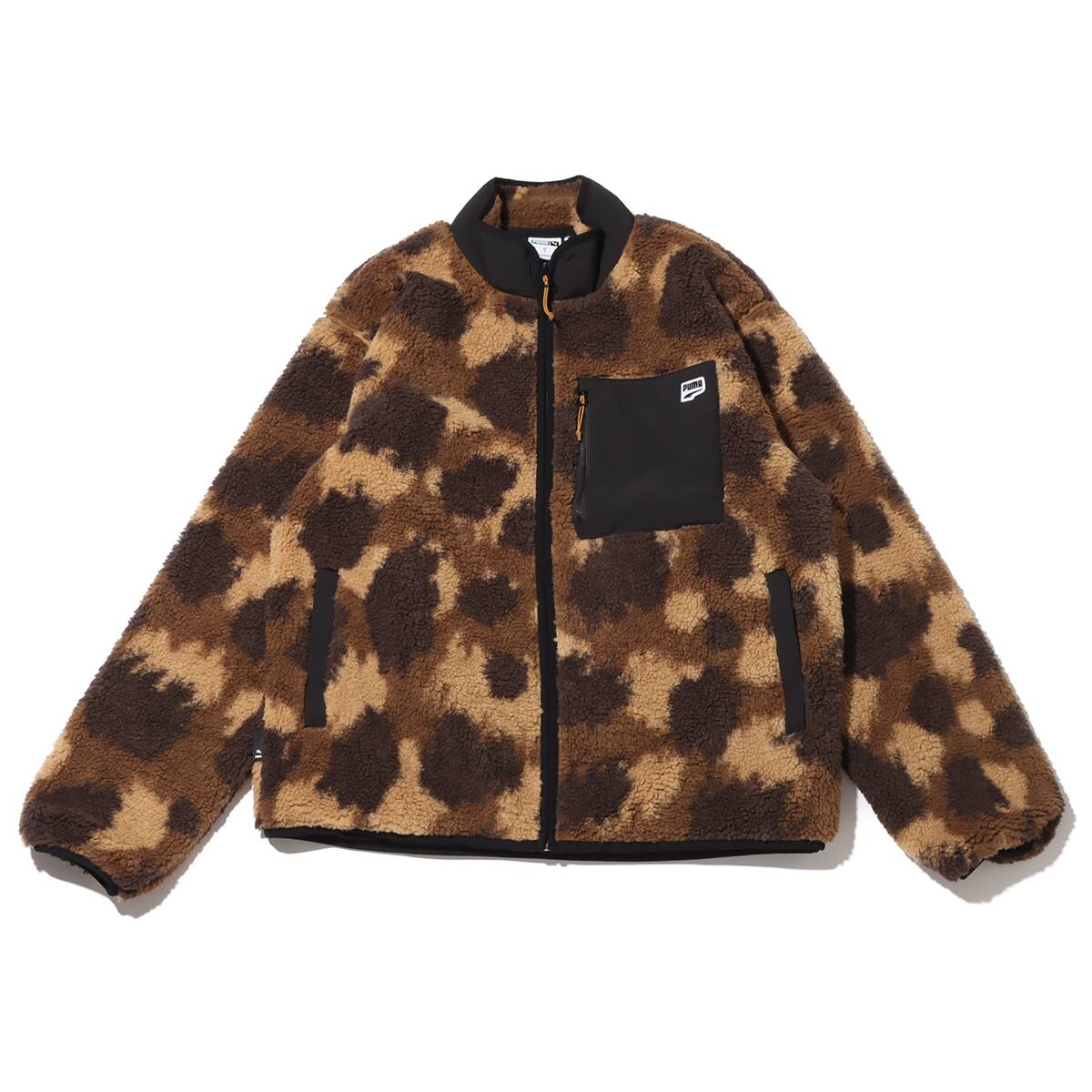 PUMA DOWNTOWN AOP SHERPA PUMA BLACK 23FA-I（プーマ ダウンタウン