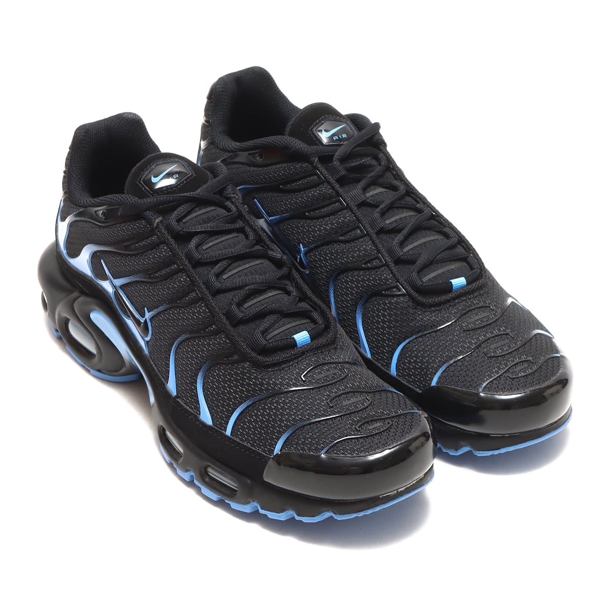 NIKE AIR MAX PLUS BLACK/BLACK-UNIVERSITY BLUE 23SP-I（ナイキ エア