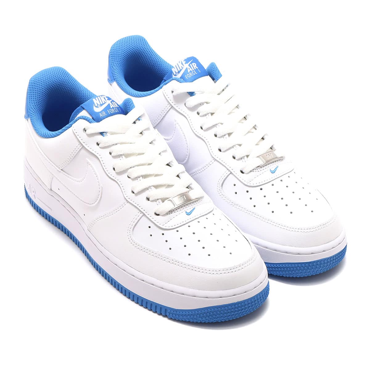 NIKE AIR FORCE 1 '07 WHITE/WHITE-LT PHOTO BLUE（ナイキ エア