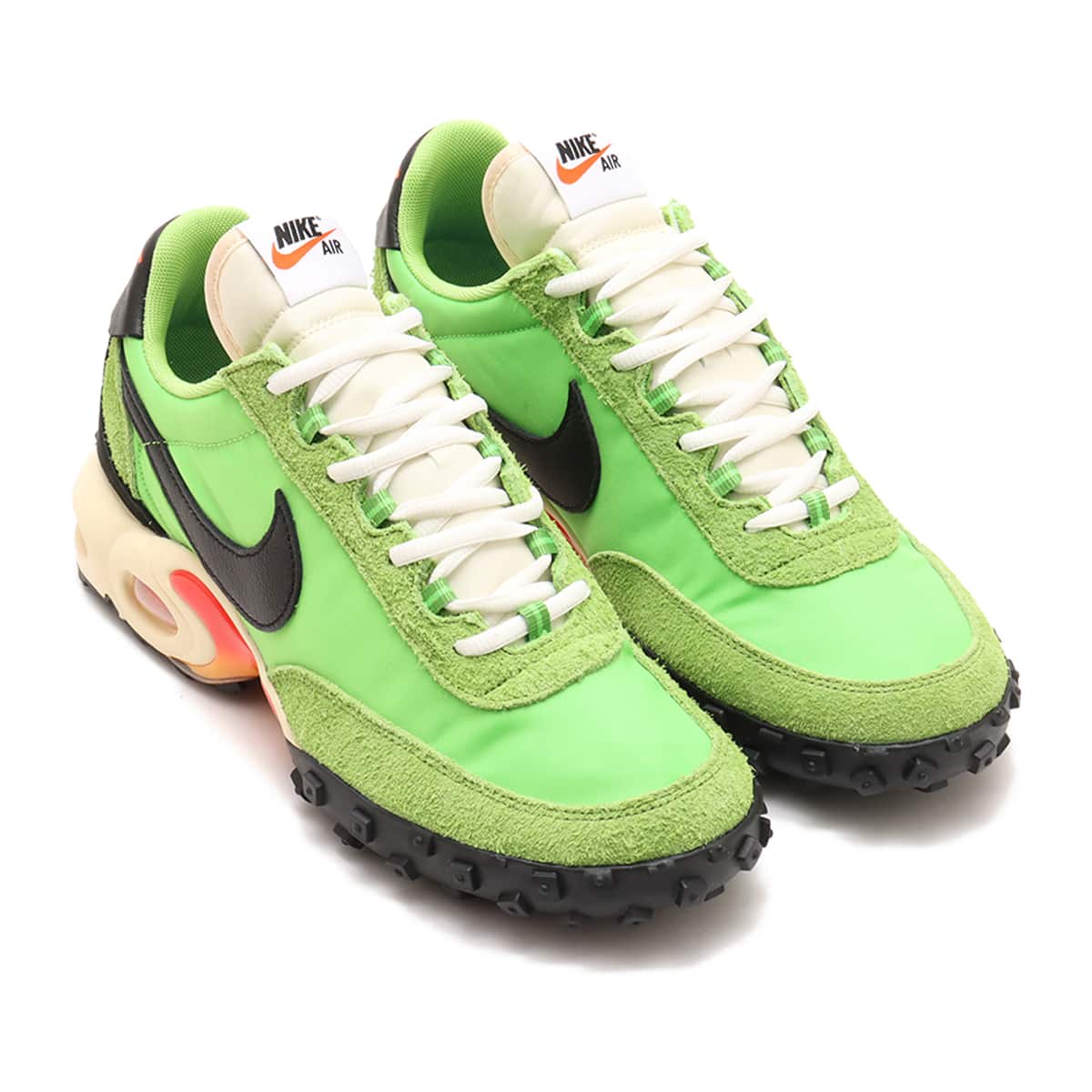 NIKE AIR MAX WAFFLE SP ACTION GREEN/BLACK-TOTAL ORANGE（ナイキ