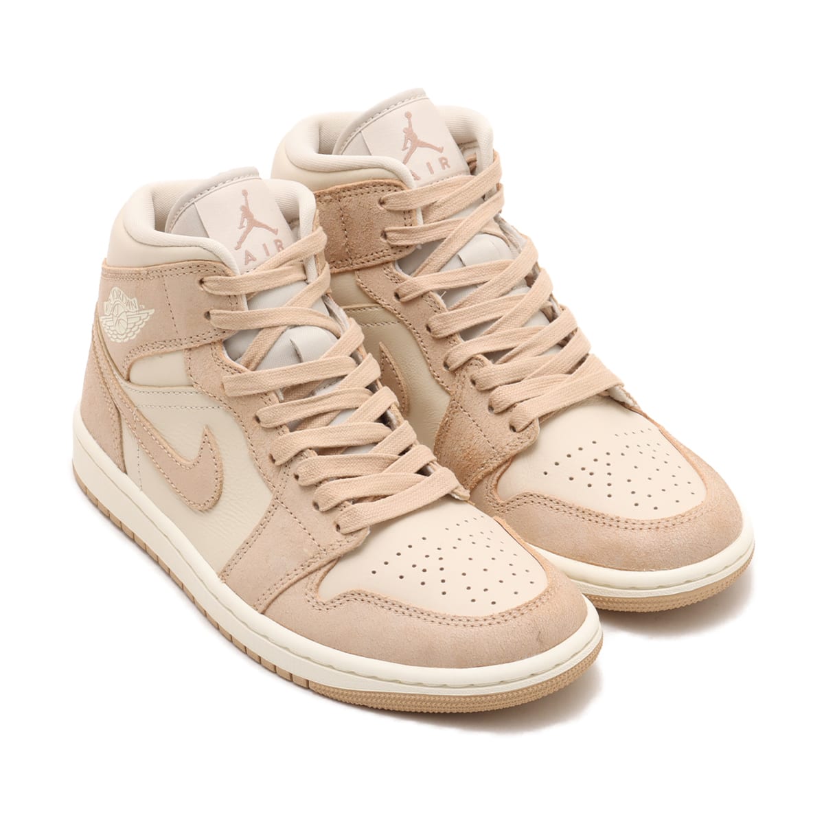 JORDAN BRAND WMNS AIR JORDAN 1 MID SE LEGEND LT BROWN/LEGEND MD
